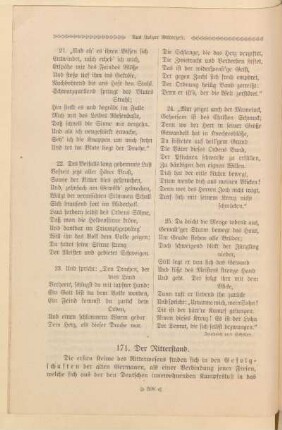 [Der Ritterstand]