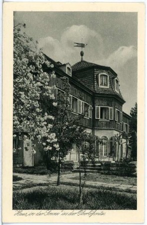 Radebeul. Haus in der Sonne, Oberlößnitz