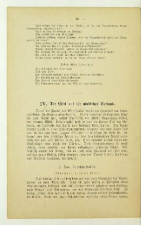 IV. Die Eifel und ihr nördliches Vorland