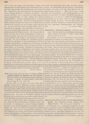 123-124 [Rezension] Heim, Karl, Bilden ungelöste Fragen ein Hindernis für den Glauben?