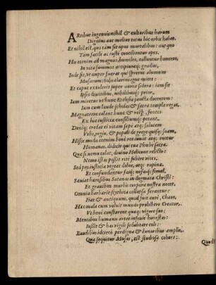 Artibus ingenuis nihil et cultoribus harum ...