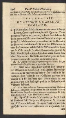 Titulus VIII.