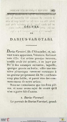 Oeuvre de Darius Varotari