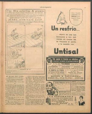 Una libra esterlina de premio al dibujo que ofrezca el mejor desenlace para esta historieta [Cómic]