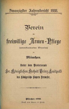 Jahresbericht .... 20. 1888 (1889)