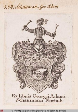Wappen des Georg Adam Schaumann