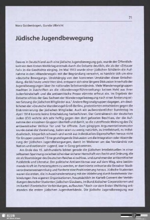 Jüdische Jugendbewegung