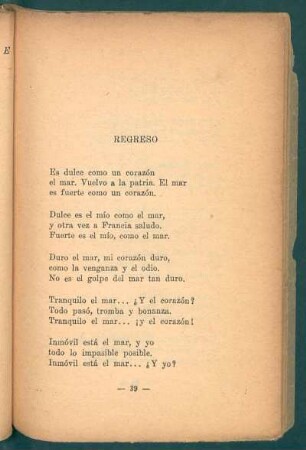 Regreso