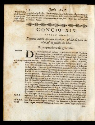 Concio XIX.