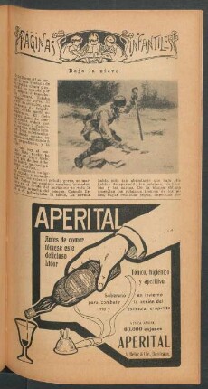 Bajo la nieve : Páginas infantiles