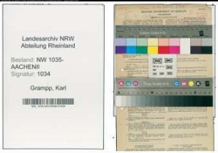 Entnazifizierung Karl Grampp , geb. 18.10.1898 (Bergmann)