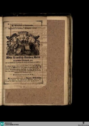 Karlsruher Tagblatt, In der Hof-Buchhandlung ... erscheinende Allgemeine Muster-Zeitung
