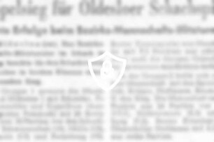 Doppelsieg für Oldesloer Schachspieler