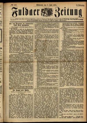 Ausgabe vom Mittwoch, den 08. Juli 1891.