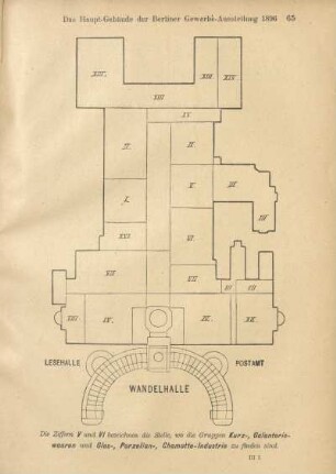 Das Haupt-Gebäude der Berliner Gewerbe-Ausstellung 1896