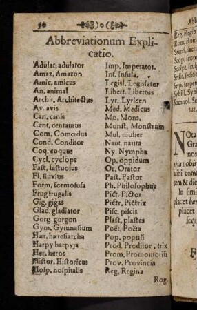 250-251, Abbreviationum Explicatio.