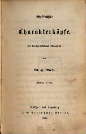 Musikalische Charakterköpfe : ein kunstgeschichtliches Skizzenbuch, 2