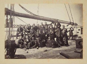 Österreichische Flotte 1864 - Fregatte Radetzky, Offizierskorps