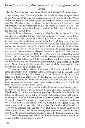 Gelehrtenschule des Johanneums mit wirtschaftsgymnasialem Zweig