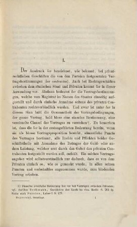 Über die rechtliche Grundlage der leges contractus bei Rechtsgeschäften zwischen dem römischen Staat und Privaten