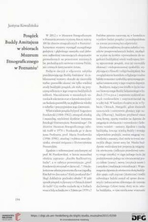 21: Posążek Buddy Amitajusa w zbiorach Muzeum Etnograficznego w Poznaniu