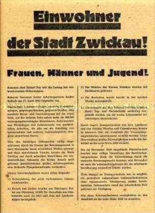 Wahlaufruf der SED zu den Gemeindewahlen 1946