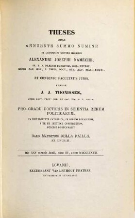 Theses. 1880/81, Fac. juris
