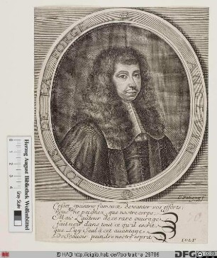 Bildnis Louis-François de La Forge