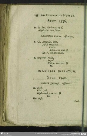 In Morbis Infantum