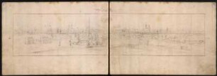 Borna : Borna 13 (Tafel 12, Blatt 15 verso/16 recto). Zeichnung aus: Dilich, Wilhelm: Urbium et Oppidorum et Arcium aliquot Septemviratus Saxonici et Misniae typi ac descriptionum isagoges A. S. MDCXXIIX. Dresden: SLUB Mscr.Dresd.J.291,Bd.3