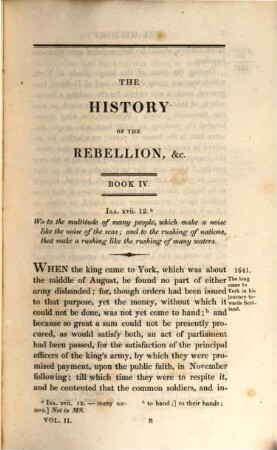 The history of the Rebellion and Civil Wars in England : to which is added an historical view of the affairs of Ireland. 2