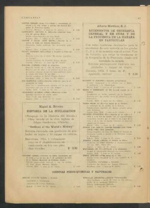 Ciencias físico-químicas y naturales