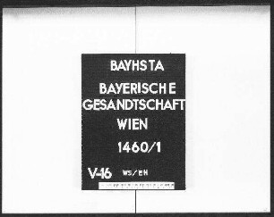 Orden (Gesuche und Rückgaben)