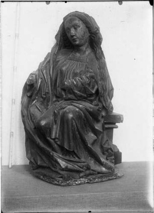 Freiburg Augustiner Kloster Madonna aus der Darstellung Anna Selbdritt (um 1500)