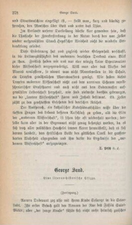 278-297 George Sand : eine literar-historische Studie (Fortsetzung)