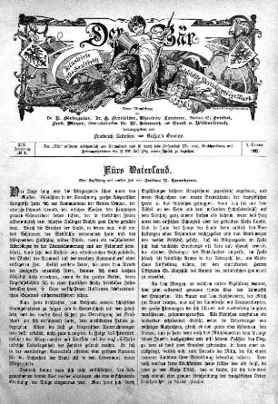 1. Oktober 1892, No. 1.