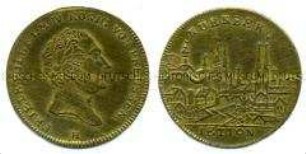 Jeton auf König Friedrich Wilhelm IV. von Preußen