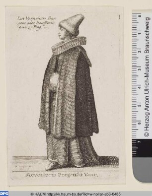 Eine vornehme Bürgers- oder Kaufmannsfrau zu Prag 1636
