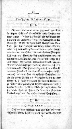 Teutschlands äußere Lage.