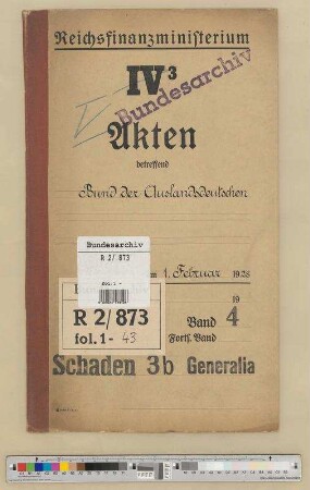 Bund der Auslandsdeutschen: Bd. 4