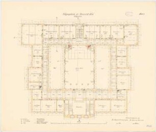 Hauptgebäude der Christian-Albrechts-Universität Kiel Erweiterung: Grundriss EG 1:100