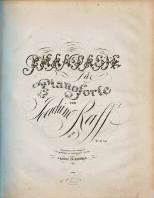 Phantasie für Pianoforte : op. 119