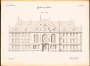 Gymnasium, Neuss: Vorderansicht