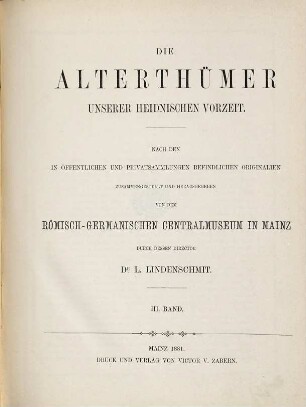 Die Alterthümer unserer heidnischen Vorzeit, 3