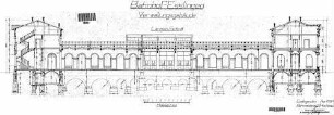 Esslingen (Neckar): Empfangsgebäude Längenschnitt