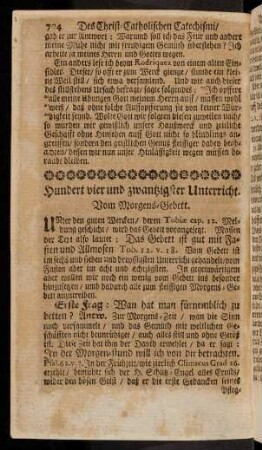 704-709, 124. Vom Morgens-Gebett