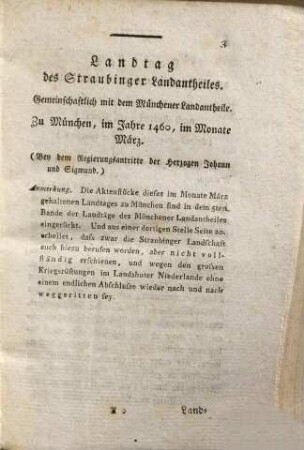 Baierische Landtags-Handlungen in den Jahren 1429 bis 1513. 6, Niederländische Landtäge, im Straubinger Landantheile