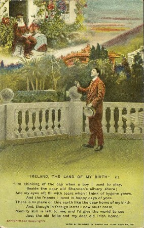 "Ireland, the land of my birth" (1). "I'm thinking of the day [...]