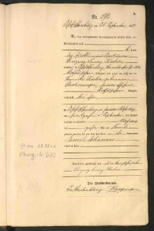 Standesamtsbuch der Stadt Aschaffenburg: Geburten 365/1900 - 184/1901
