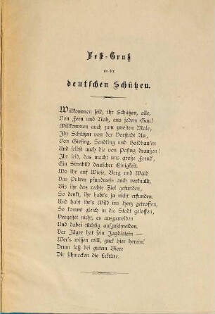 Schnurrdiburr zum Münchener Schützenfest 1881